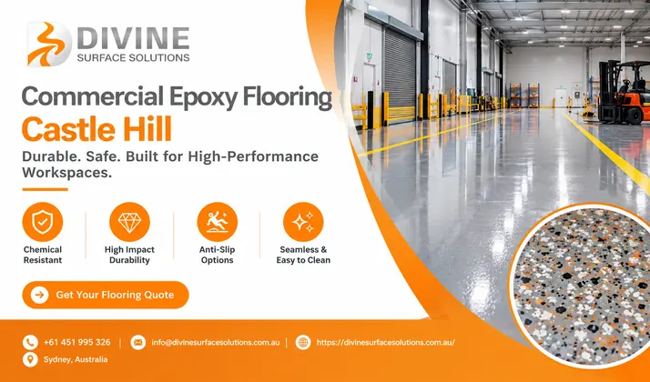Commercial epoxy flooring Castle Hill