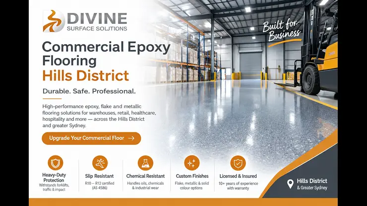 commercial epoxy flooring Hills District