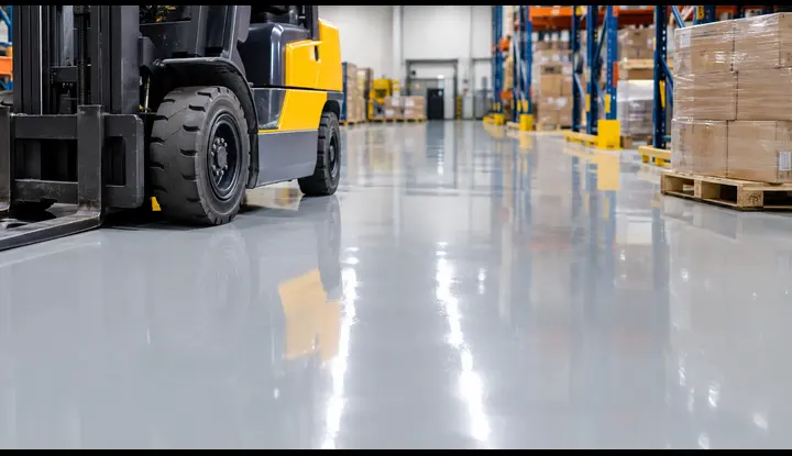 commercial epoxy flooring for heavy equipment